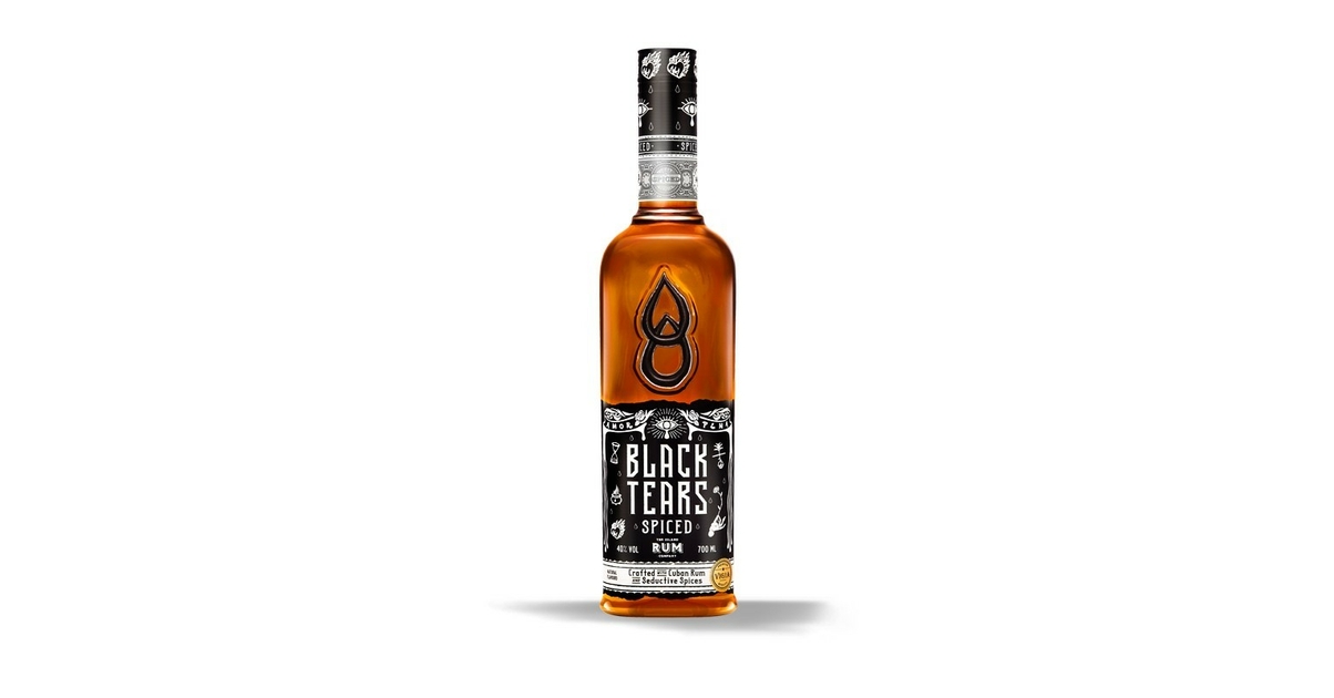 BLACK TEARS 40 Rhum épicé de Cuba Rhum/Rhum Espagnol Heritage Whisky